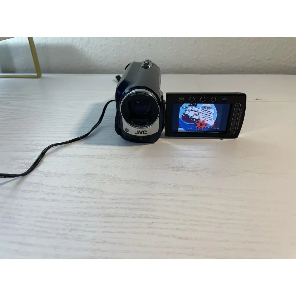JVC Everio GZ-MG630AU 60GB HDD Blue Digital Camcorder 40x Zoom - Tested